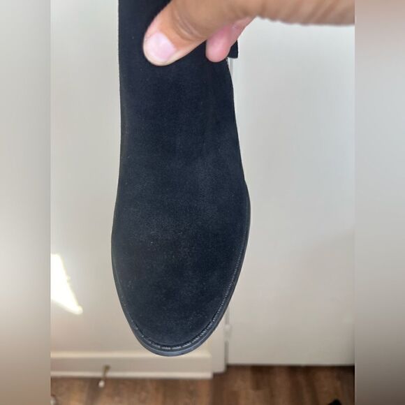 Vionic Black Anne Ortho Snake Print Leather/Suede Ankle Boots Size 9 - Picture 11 of 16